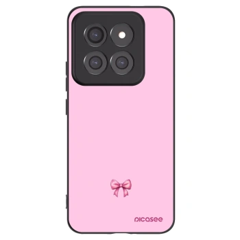 Picasee silikónový čierny obal pre Xiaomi 14 Pro - Blush bow