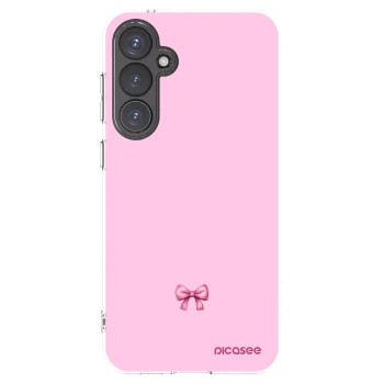Picasee silikónový prehľadný obal pre Samsung Galaxy S23 FE S711B - Blush bow