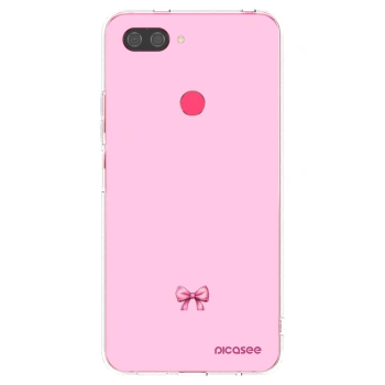 Picasee silikónový prehľadný obal pre Xiaomi Mi 8 Lite - Blush bow