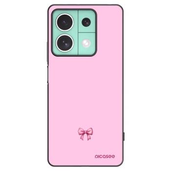 Picasee silikónový čierny obal pre Xiaomi Redmi Note 13 5G - Blush bow