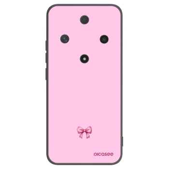 Picasee silikónový čierny obal pre Honor Magic6 Lite 5G - Blush bow