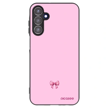 Picasee silikónový čierny obal pre Samsung Galaxy A15 A155F 4G - Blush bow