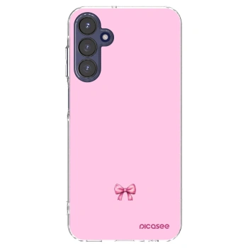 Picasee silikónový prehľadný obal pre Samsung Galaxy A15 A155F 4G - Blush bow