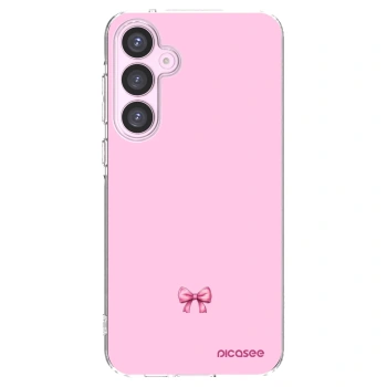 Picasee silikónový prehľadný obal pre Samsung Galaxy A55 5G A556B - Blush bow