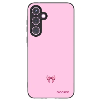Picasee silikónový čierny obal pre Samsung Galaxy A35 5G A356B - Blush bow