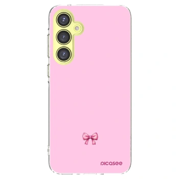 Picasee silikónový prehľadný obal pre Samsung Galaxy A35 5G A356B - Blush bow