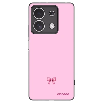 Picasee silikónový čierny obal pre Xiaomi Redmi Note 13 4G - Blush bow