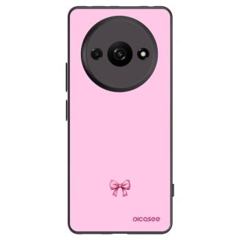 Picasee silikónový čierny obal pre Xiaomi Redmi A3 - Blush bow