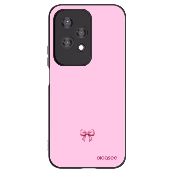Picasee silikónový čierny obal pre Honor 200 Lite - Blush bow