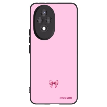Picasee silikónový čierny obal pre Honor 200 Pro 5G - Blush bow
