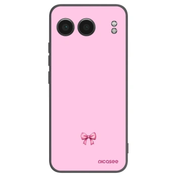 Picasee silikónový čierny obal pre OnePlus Nord 4 - Blush bow