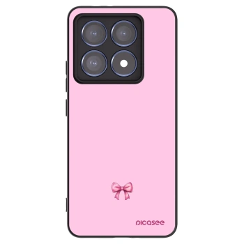 Picasee silikónový čierny obal pre Xiaomi 14T Pro - Blush bow