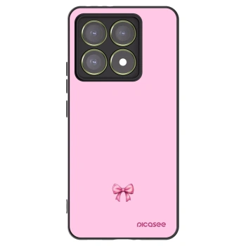 Picasee silikónový čierny obal pre Xiaomi 14T - Blush bow