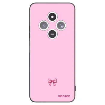 Picasee silikónový čierny obal pre Xiaomi Redmi 14C - Blush bow