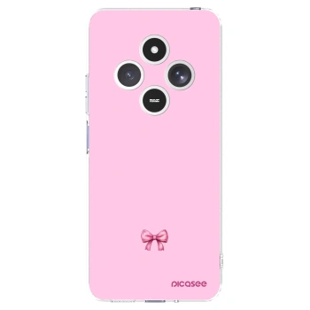 Picasee silikónový prehľadný obal pre Xiaomi Redmi 14C - Blush bow