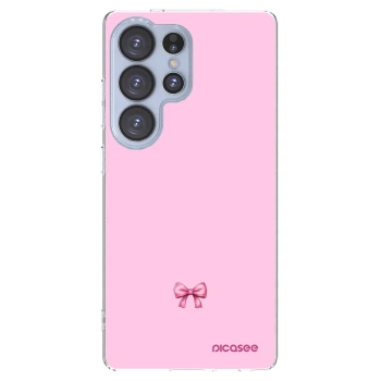 Picasee silikónový prehľadný obal pre Samsung Galaxy S25 Ultra 5G - Blush bow