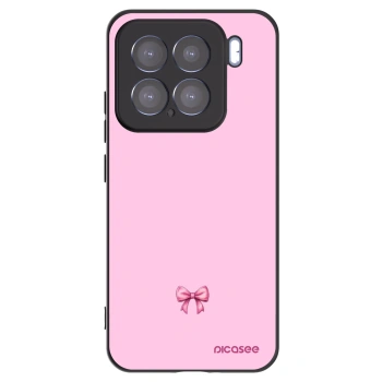 Picasee silikónový čierny obal pre Xiaomi 15 - Blush bow
