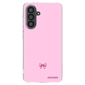 Picasee silikónový prehľadný obal pre Samsung Galaxy A56 5G A566B - Blush bow