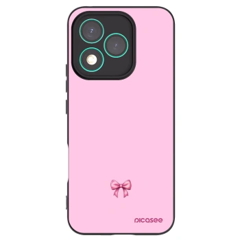 Picasee silikónový čierny obal pre Honor 400 Lite 5G - Blush bow