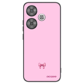Picasee silikónový čierny obal pre Xiaomi Poco F6 - Blush bow