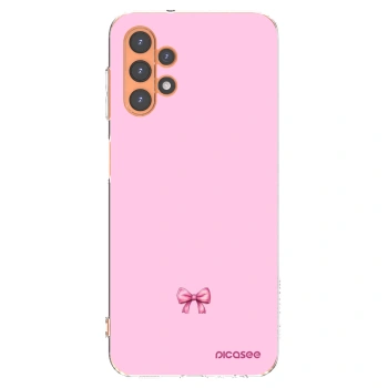 Picasee silikónový prehľadný obal pre Samsung Galaxy A13 5G - Blush bow