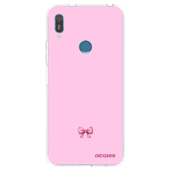 Picasee silikónový prehľadný obal pre Huawei Y6 2019 - Blush bow