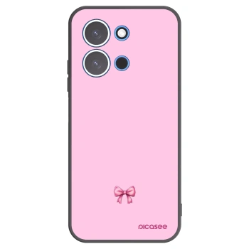 Picasee silikónový čierny obal pre Xiaomi Redmi 15C 4G - Blush bow