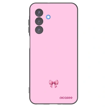 Picasee silikónový čierny obal pre Samsung Galaxy A17 5G - Blush bow