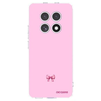 Picasee silikónový prehľadný obal pre Xiaomi Redmi Note 15 - Blush bow