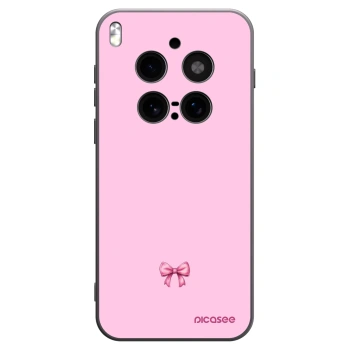 Picasee silikónový čierny obal pre Vivo X300 Pro - Blush bow