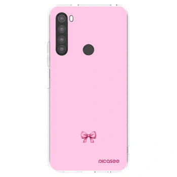 Picasee silikónový prehľadný obal pre Xiaomi Redmi Note 8 - Blush bow