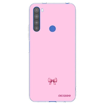 Picasee silikónový prehľadný obal pre Xiaomi Redmi Note 8T - Blush bow