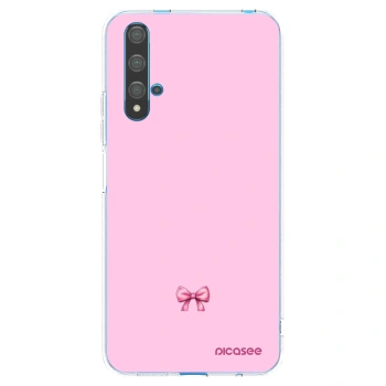 Picasee silikónový prehľadný obal pre Huawei Nova 5T - Blush bow