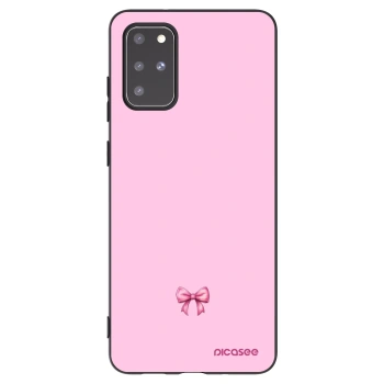 Picasee silikónový čierny obal pre Samsung Galaxy S20+ G985F - Blush bow