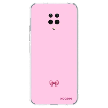 Picasee silikónový prehľadný obal pre Xiaomi Redmi Note 9S - Blush bow