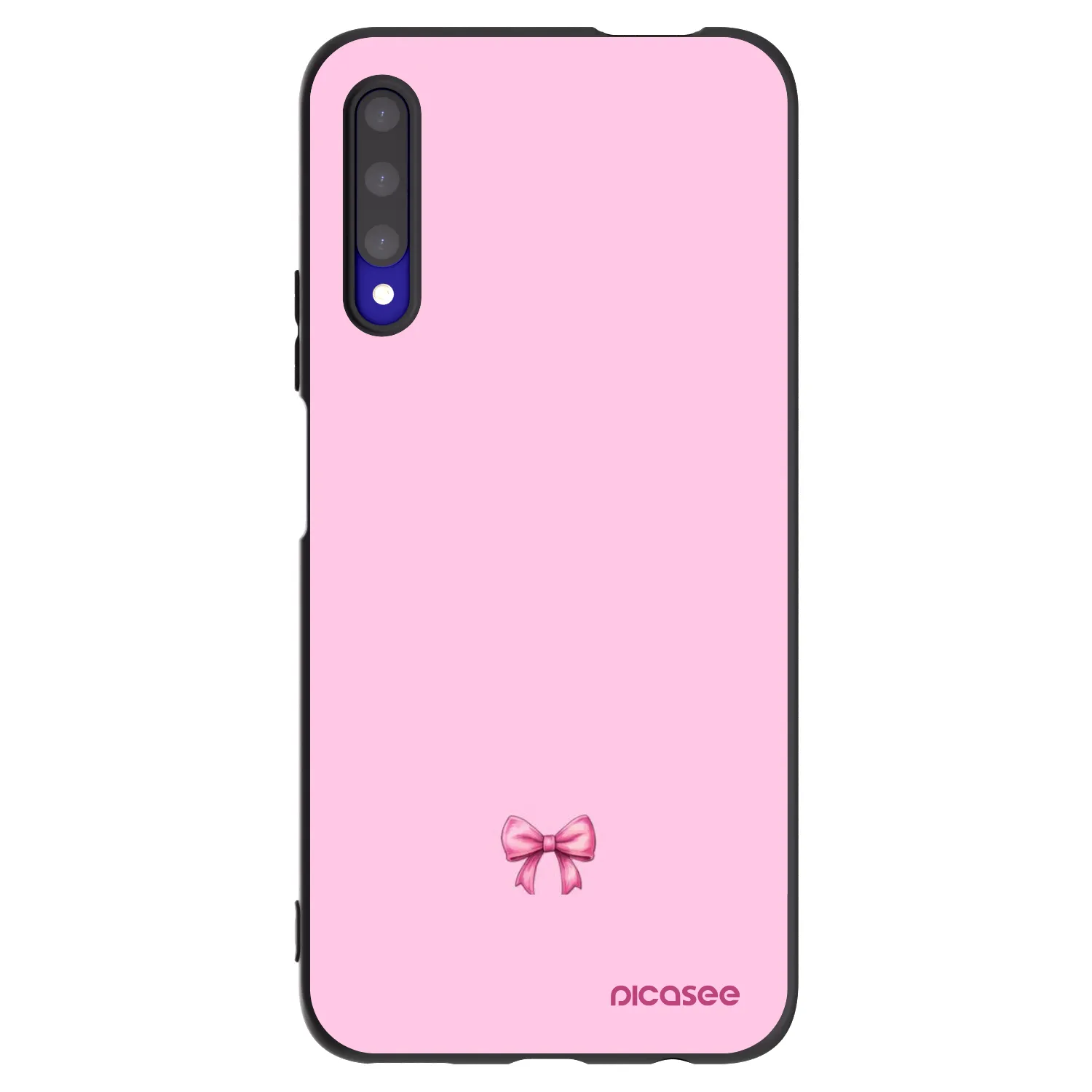 Picasee silikónový čierny obal pre Honor 9X Pro - Blush bow