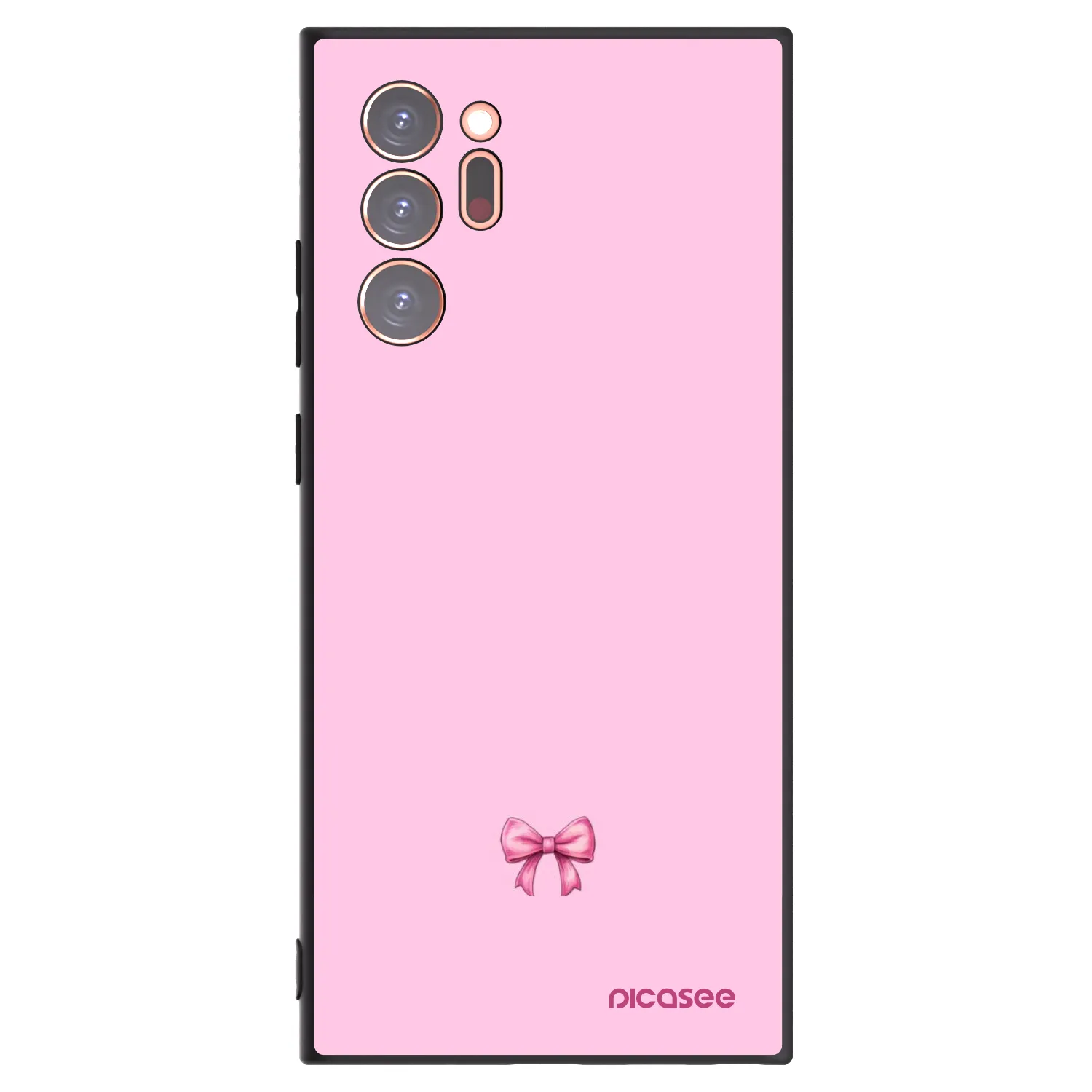 Picasee silikónový čierny obal pre Samsung Galaxy Note 20 Ultra - Blush bow
