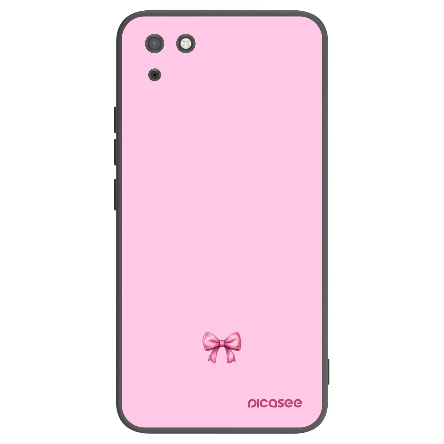 Picasee silikónový čierny obal pre Huawei Y5P - Blush bow
