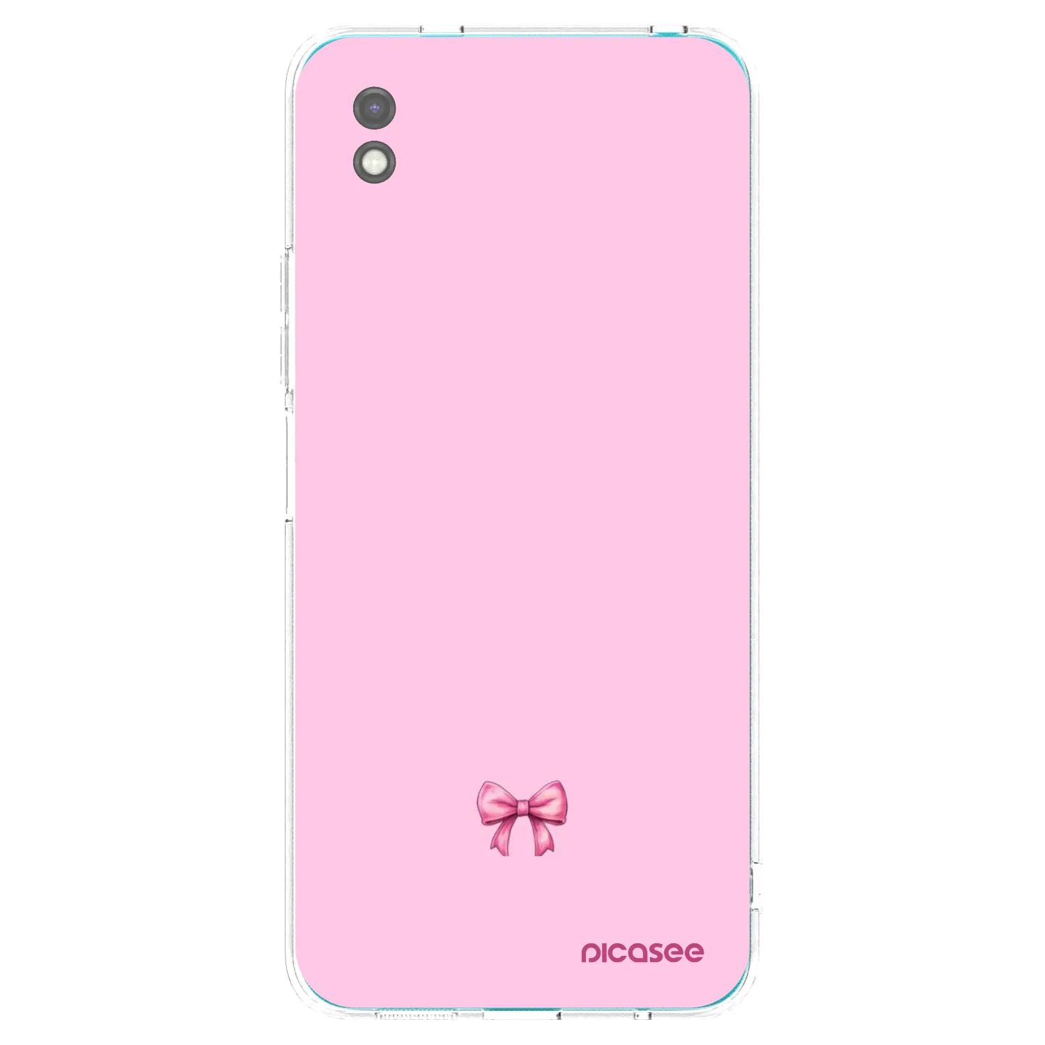 Picasee silikónový čierny obal pre Xiaomi Redmi 9A - Blush bow