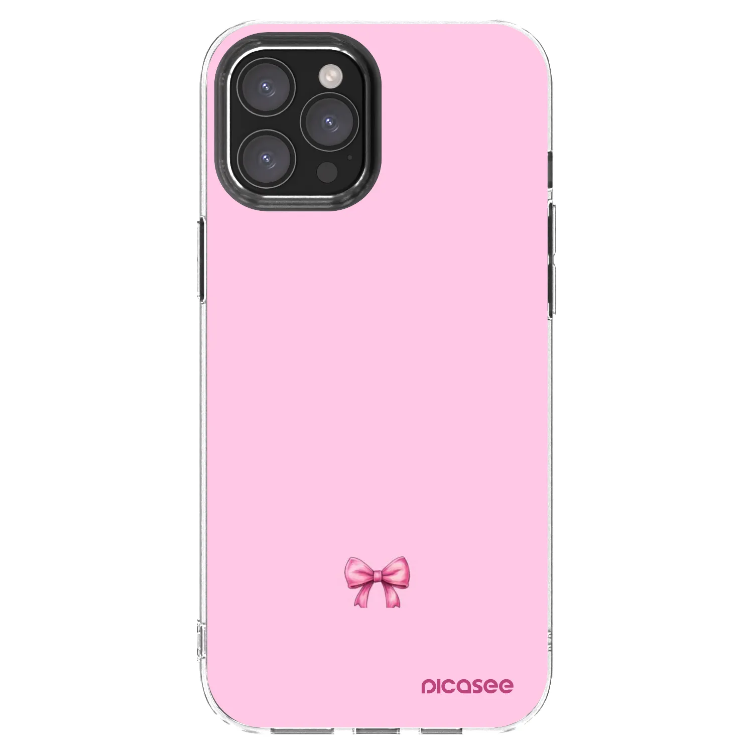 Silikónový prehľadný obal pre Apple iPhone 12 Pro Max - Blush bow