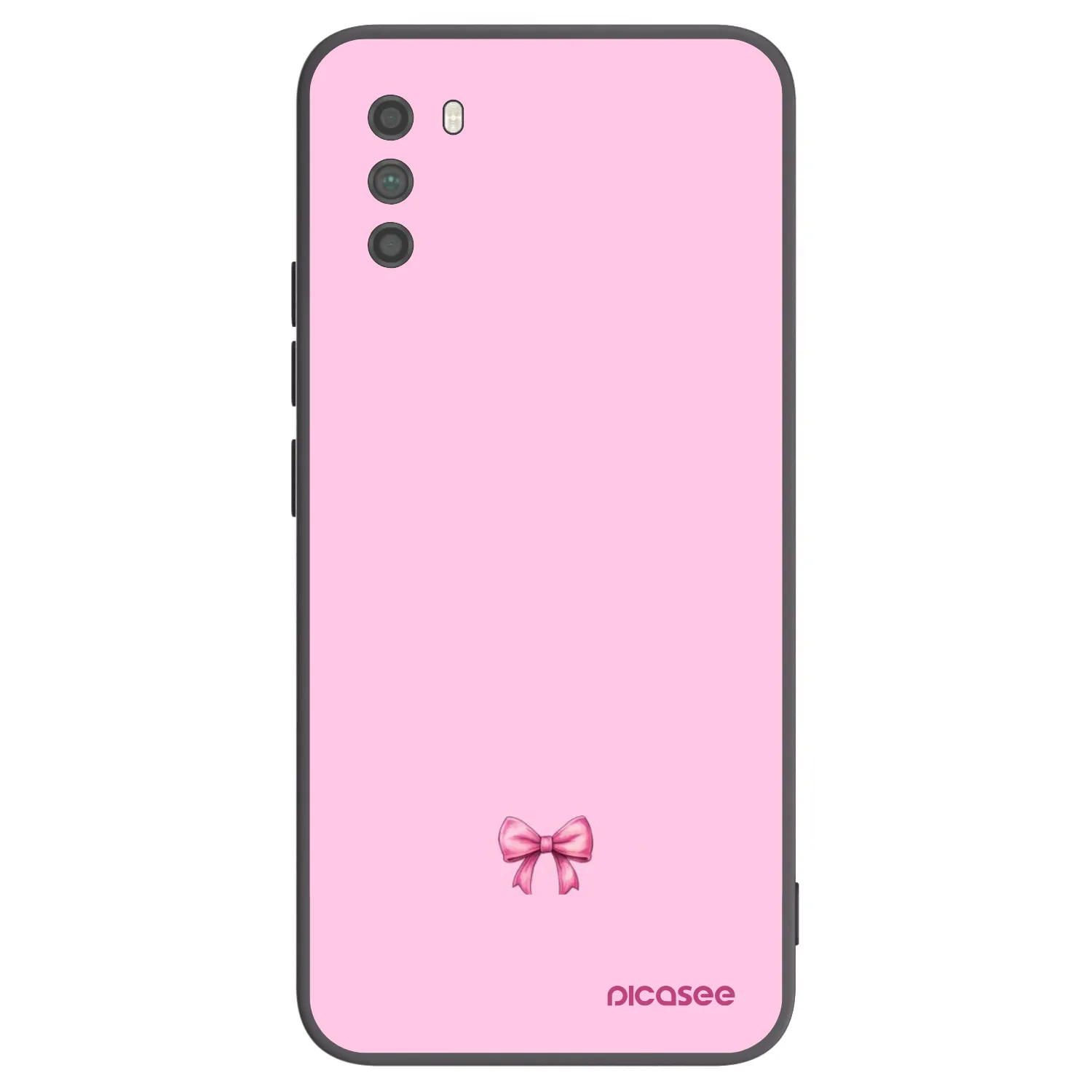Picasee silikónový čierny obal pre Xiaomi Poco M3 - Blush bow