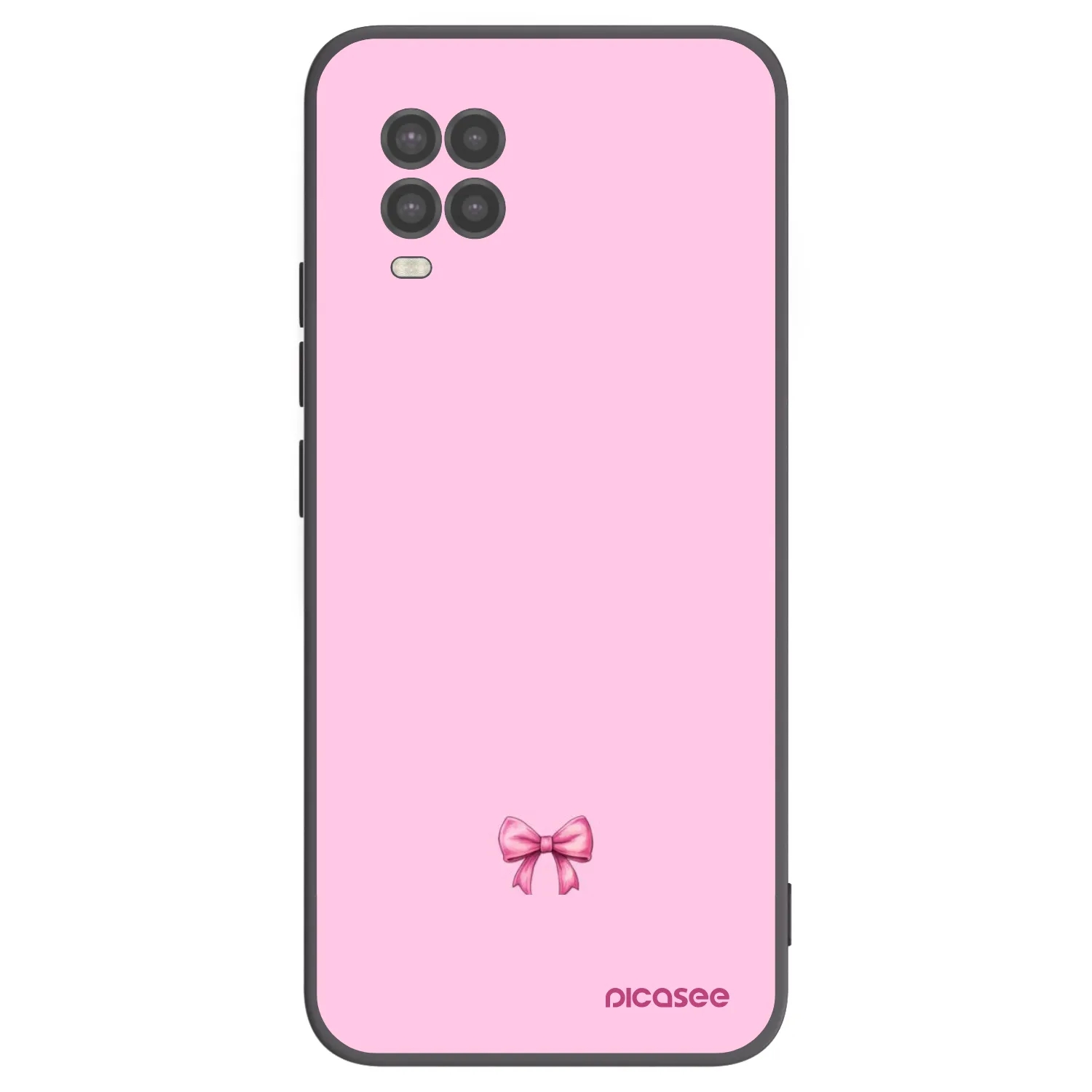 Picasee silikónový čierny obal pre Xiaomi Mi 10 Lite - Blush bow