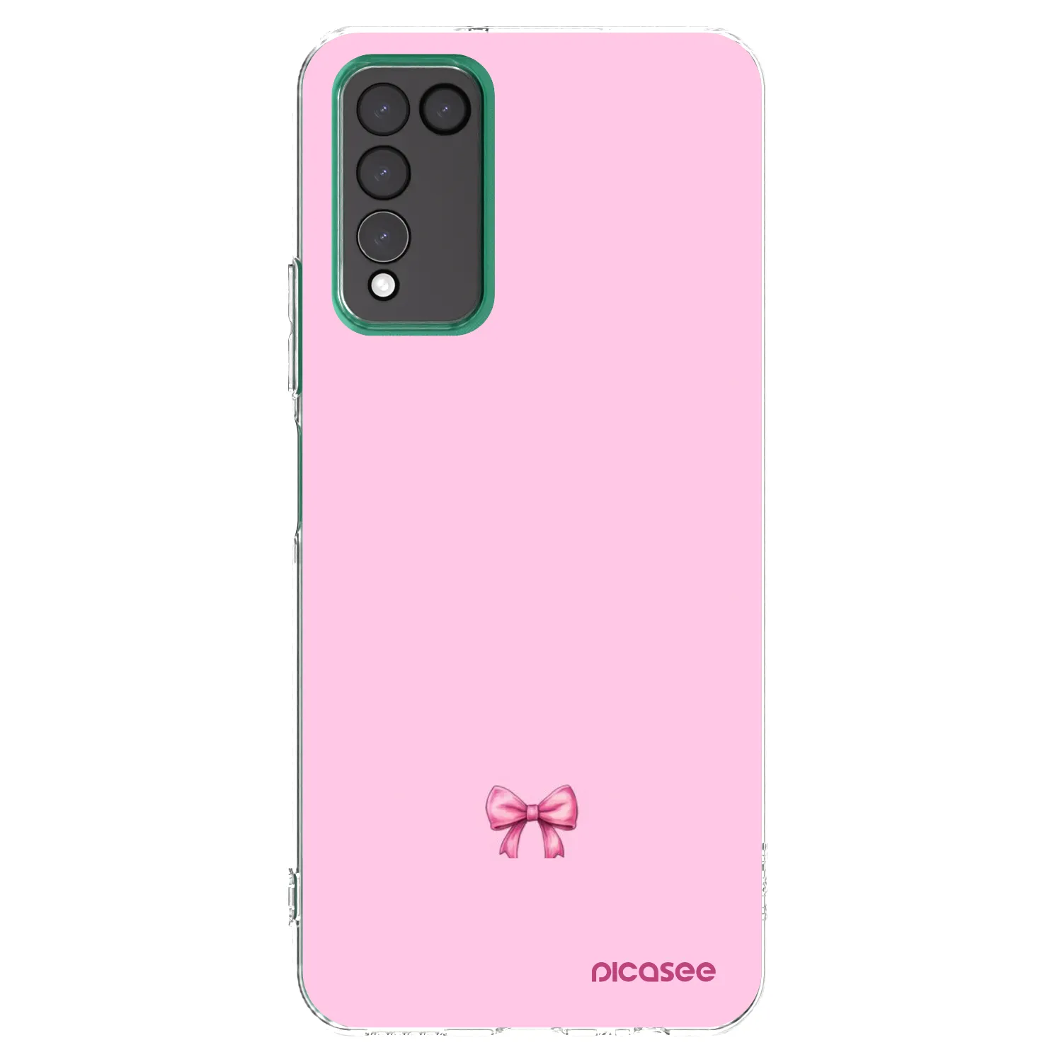 Picasee silikónový prehľadný obal pre Honor 10X Lite - Blush bow