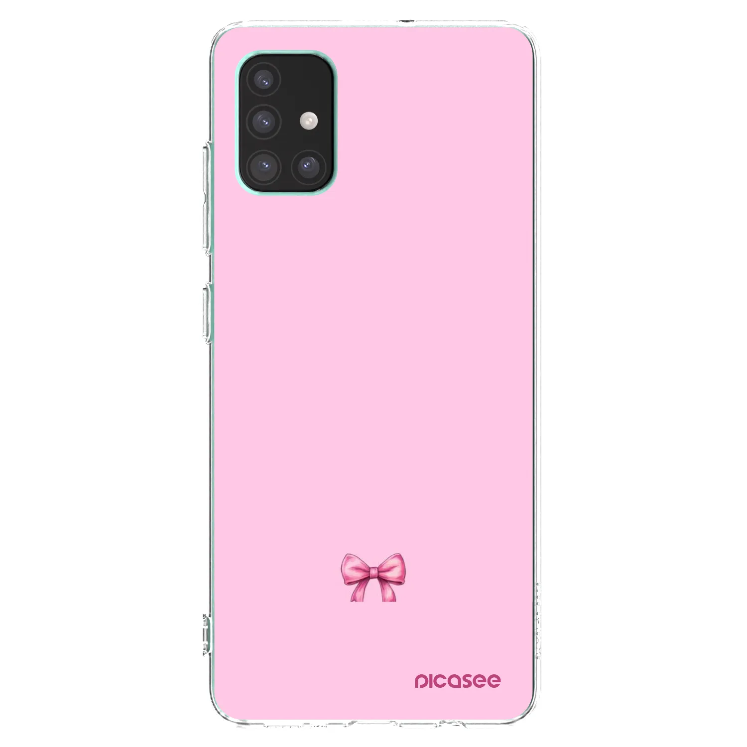 Picasee silikónový prehľadný obal pre Samsung Galaxy M51 M515F - Blush bow