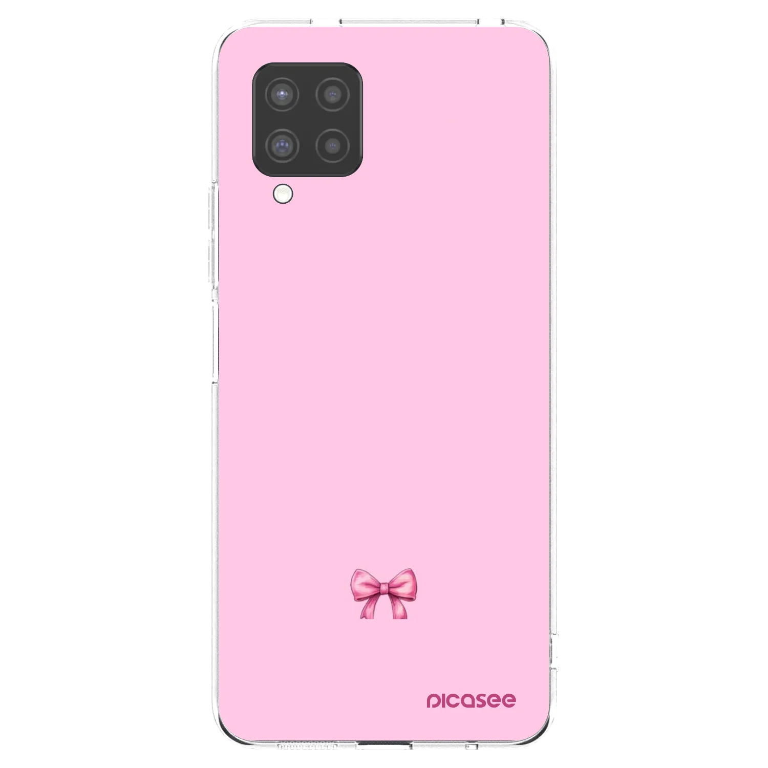 Picasee silikónový prehľadný obal pre Samsung Galaxy A42 A426B - Blush bow