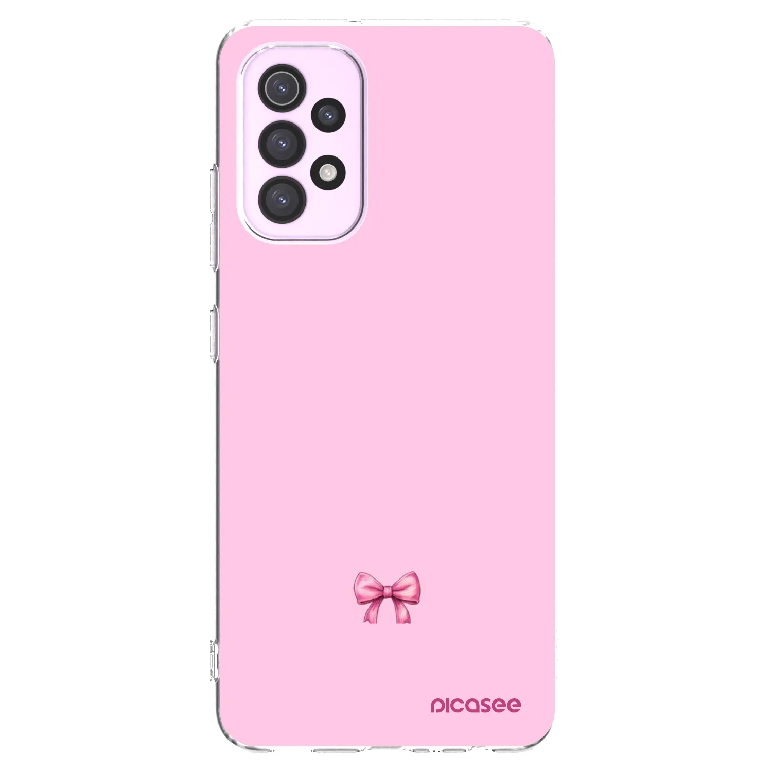 Picasee silikónový prehľadný obal pre Samsung Galaxy A32 5G A326B - Blush bow
