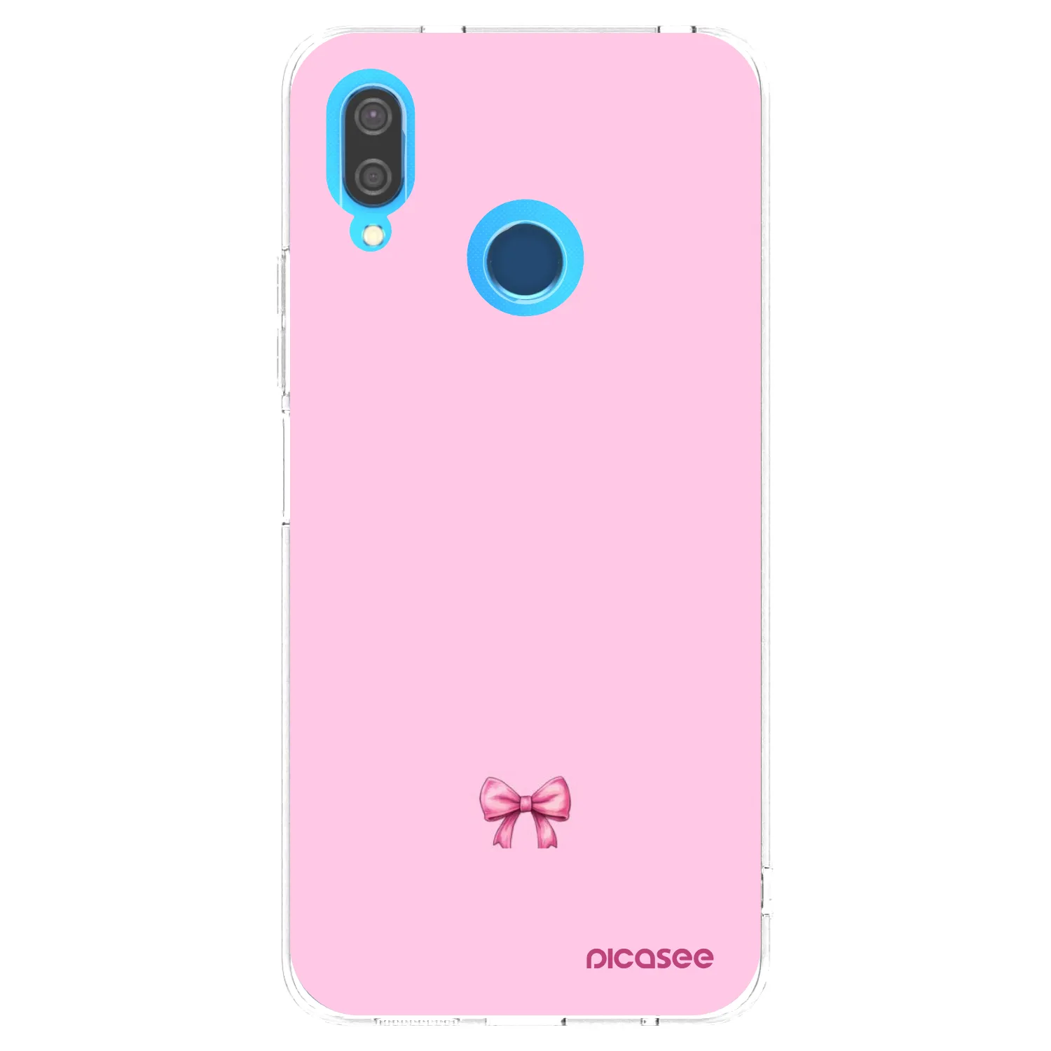 Silikónový prehľadný obal pre Huawei P20 Lite - Blush bow