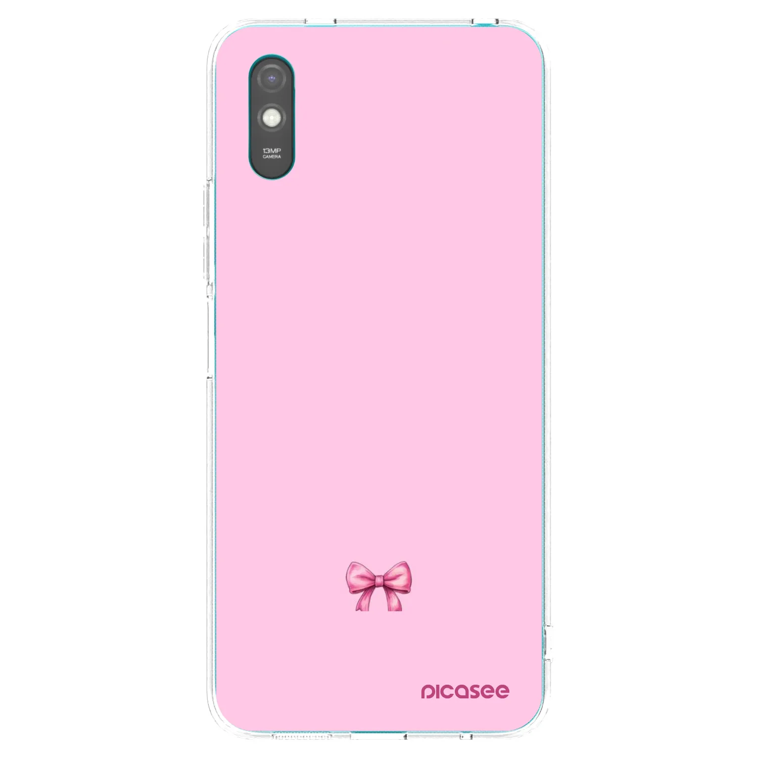 Silikónový prehľadný obal pre Xiaomi Redmi 9AT - Blush bow