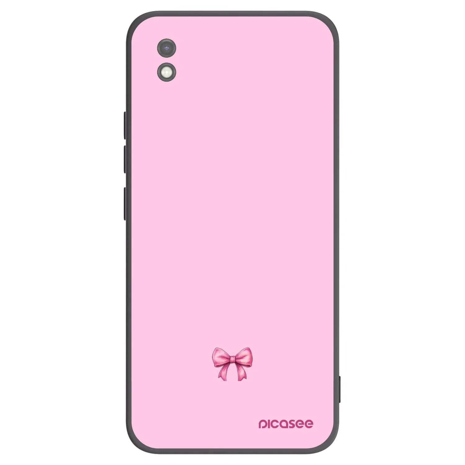Picasee silikónový čierny obal pre Xiaomi Redmi 9AT - Blush bow