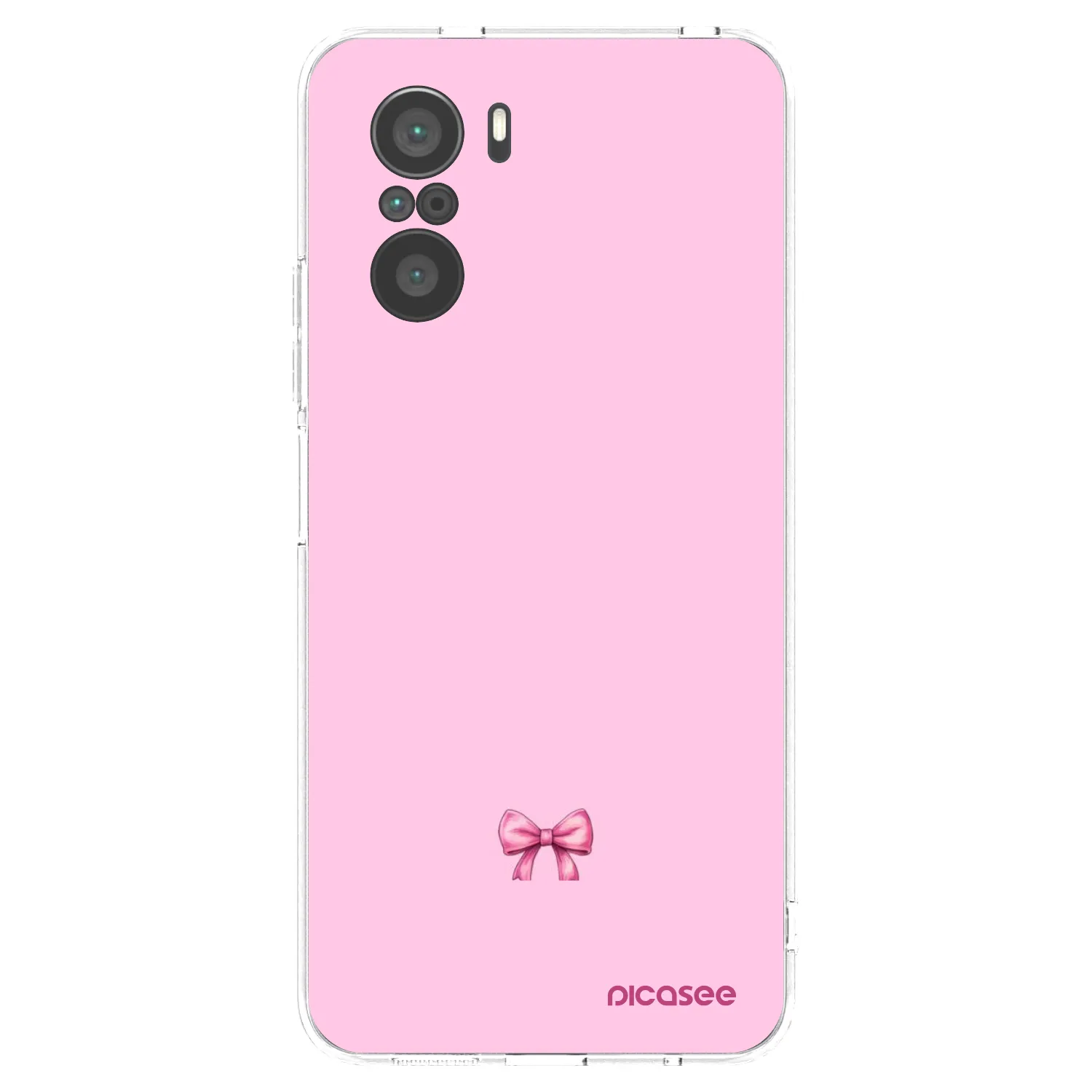 Silikónový prehľadný obal pre Xiaomi Poco F3 - Blush bow